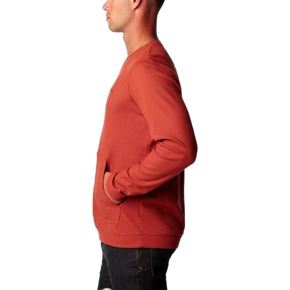 Columbia Pitchstone Knit Crew Sweatshirt for Men - Warp Red - 2XL - Picture 3 of 5